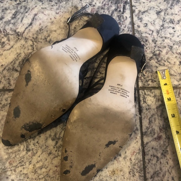 3 pairs black Sam and Libby shoes. 2 sling backs 1 with ankle straps - Picture 7 of 7